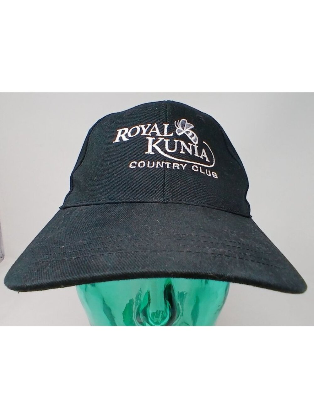 Royal Kunia HI Country Club Black Adj Golf Hat By Ahead Headgear Clean #D-7